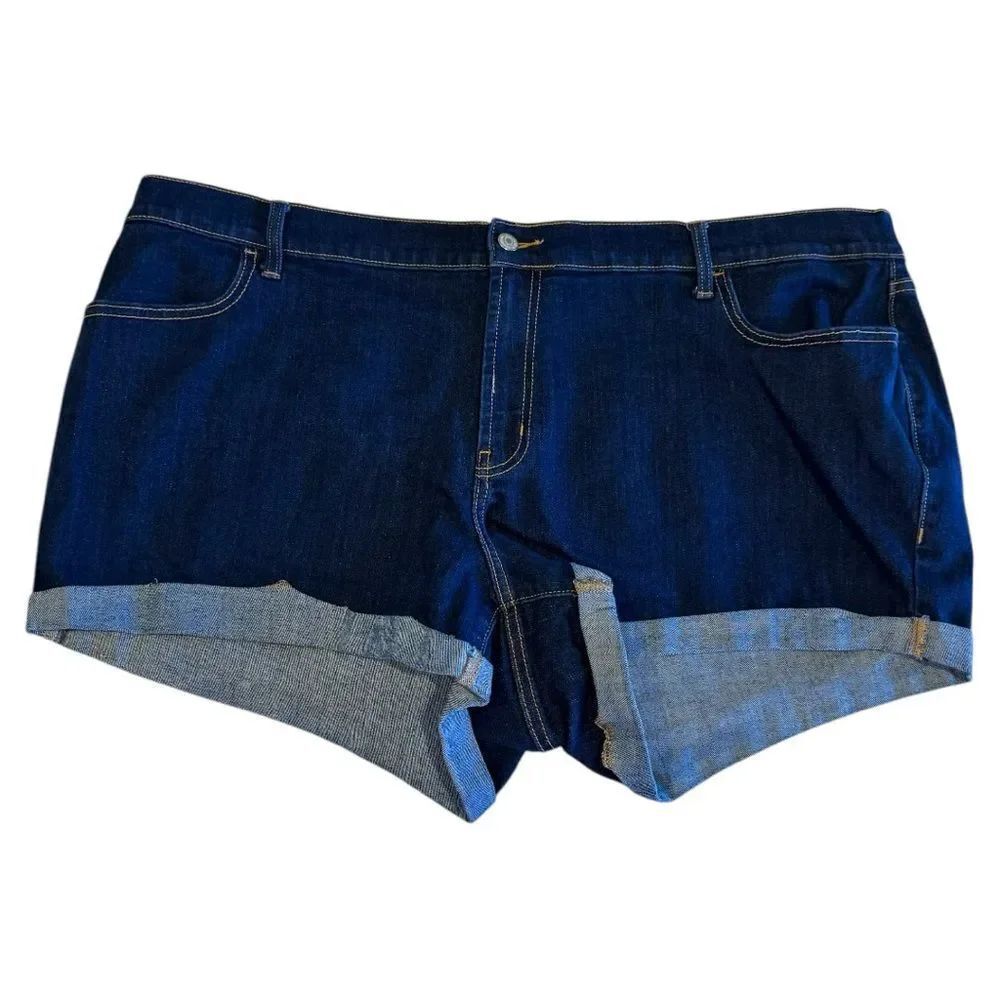 Old Navy Mid Rise Stretch Jean Shorts Plus Size 22